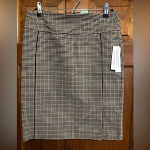 Margaret M Selma Piping Detail Skirt Stitch Fix Brown Size Large NWT